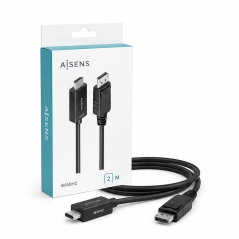 Aisens câble DisplayPort vers HDMI 4K@60Hz 2 m noir