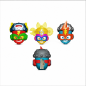 Dohe Superthings présentoir de 24 taille-crayons