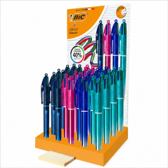 BIC 4 Colours Smooth Gradient 36-Pen Display
