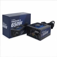 Coolbox PowerLine III 650W ATX | Alimentation PC