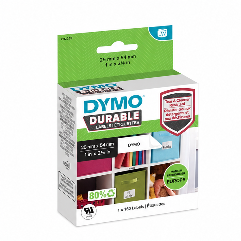 DYMO LabelWriter durable labels 25 x 54 mm, 160 labels