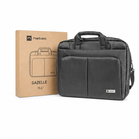 Natec Gazelle 15,6" gris | Sac pour portable