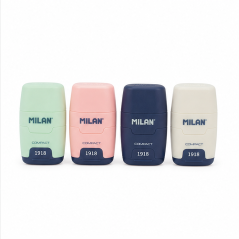 Milan COMPACT 430 16-pack eraser sharpeners display