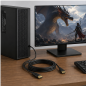 Câble DisplayPort 1.4 Vention 8K 10 m, noir
