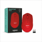 Logitech M330 Silent Plus wireless mouse red