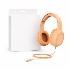 Hama Fun C casque USB-C supra-aural orange