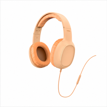 Casque Hama Fun C USB-C, supra-aural, orange