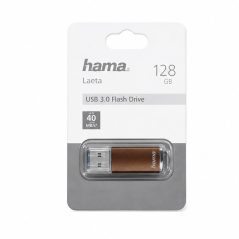 Hama Laeta 128 GB USB Flash Drive, Bronze