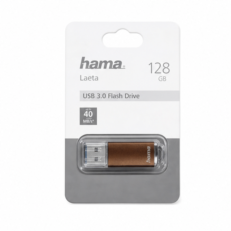 Clé USB Hama Laeta 128 Go bronze