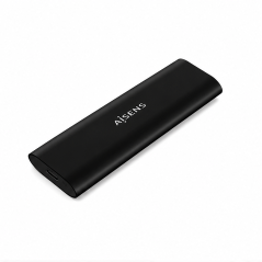 Aisens M.2 USB-C 10Gbps external enclosure black