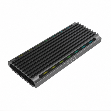 Aisens Boîtier externe M.2 USB-C 10 Gbps gris