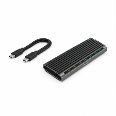 Aisens boîtier externe M.2 USB-C 10 Gbps gris