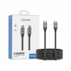 Câble HDMI Aisens 8K 48 Gbps 10 m gris