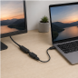 Aisens convertisseur actif HDMI 2.0 vers DisplayPort V1.2, HDMI/M-USB/M-DP/H, noir, 10 cm