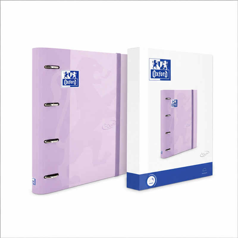 Oxford Europeanbinder Touch A4+ malva pastel