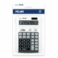 Gray 12-digit desktop calculator