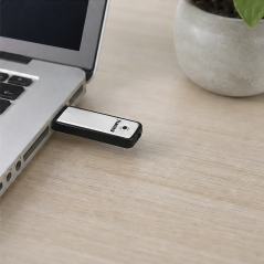 Clé USB Hama Fancy 64 Go USB 2.0 noir/argent