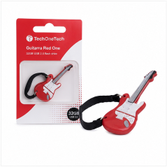 TechOneTech Guitarra Red One USB Drive 32GB