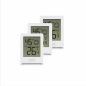 Hama Cres thermomètre et hygromètre numériques d’intérieur, lot de 3