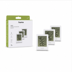 Hama Cres thermomètre hygromètre intérieur lot de 3
