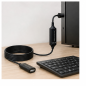 Aisens USB 2.0 extension cable with amplifier 10 m black