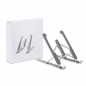 Aisens adjustable desk stand for laptop and tablet, silver