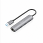 Aisens ASUC-4P034-GR USB-A to Gigabit Ethernet dock with 3xUSB-A hub gray