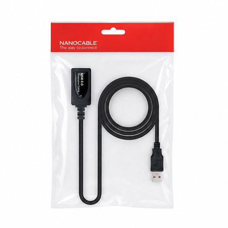 Câble prolongateur USB 2.0 Nanocable 10 m