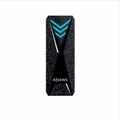 Boîtier SSD M.2 NVMe Aisens ASM2-RGB013B USB-C 3.2 Gen2 RGB