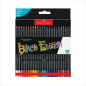 Faber-Castell Black Edition crayons de couleur, boîte carton de 24