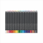 Faber-Castell Black Edition crayons de couleur, boîte carton de 24