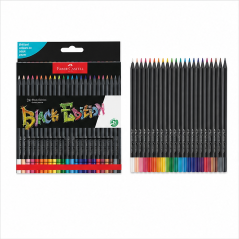 Faber-Castell Black Edition colored pencils, 24