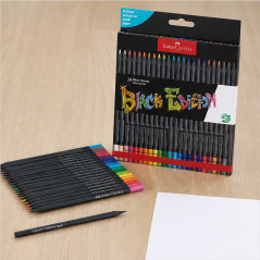 Faber-Castell Black Edition colored pencils, 24