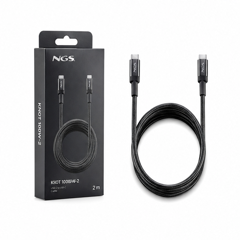 NGS KNOT 100W-2 câble USB-C vers USB-C 2 m
