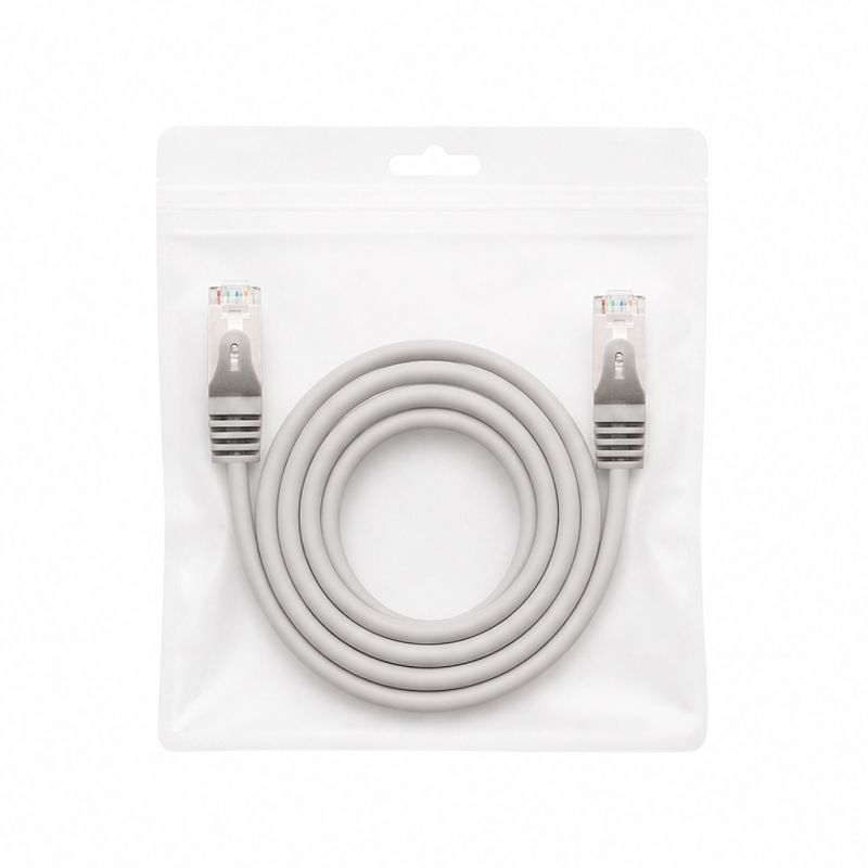Nanocable câble de réseau RJ45 Cat.6 FTP AWG24 gris 10 m