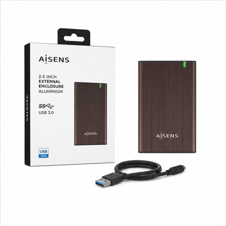 Boîtier externe Aisens 2,5" SATA USB 3.0 marron