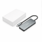 Hub USB-C Aisens 3.1 gris 15 cm
