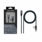 Nanocable USB 3.2 Gen2x2 Cable 20 Gbps 5A/100W USB-C + USB-A/M to USB-C/M, Gray/Black, 1.5 m
