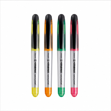 STABILO Navigator Pack de 4 surligneurs