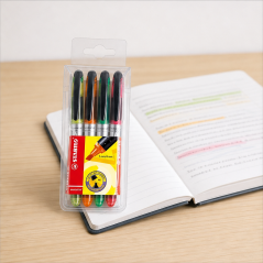 STABILO Navigator 4-Color Highlighter Pack