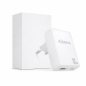 Aisens GaN ultra-slim 30W wall charger, 1x USB-C and 1x USB-A, white