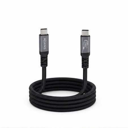 Aisens Cable USB4 Gen3x2 USB-C 2 m noir