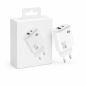 Subblim 25W GaN wall charger USB-C + USB-A white