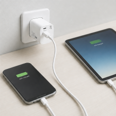 Chargeur mural Subblim GaN 25 W USB-C + USB-A