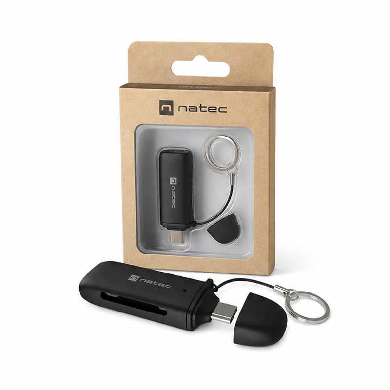 Natec Scarab C lecteur de cartes USB-C