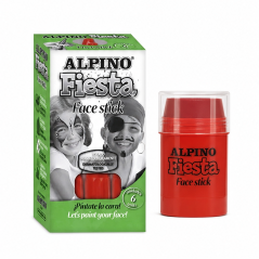 Alpino Face Stick red, box of 6 units