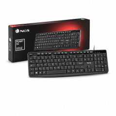 NGS Funky V4 AZERTY USB : clavier filaire silencieux