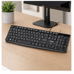 NGS Funky V4 AZERTY USB : clavier filaire silencieux
