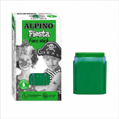 Alpino Face Stick vert, lot de 6 bâtons