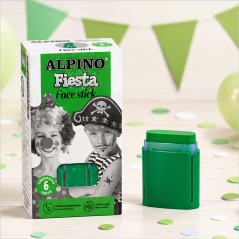 Alpino Face Stick vert, lot de 6 bâtons